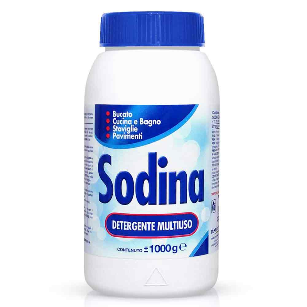 Soda in polvere kg.1 "SODINA" detergente disinfettante multiuso