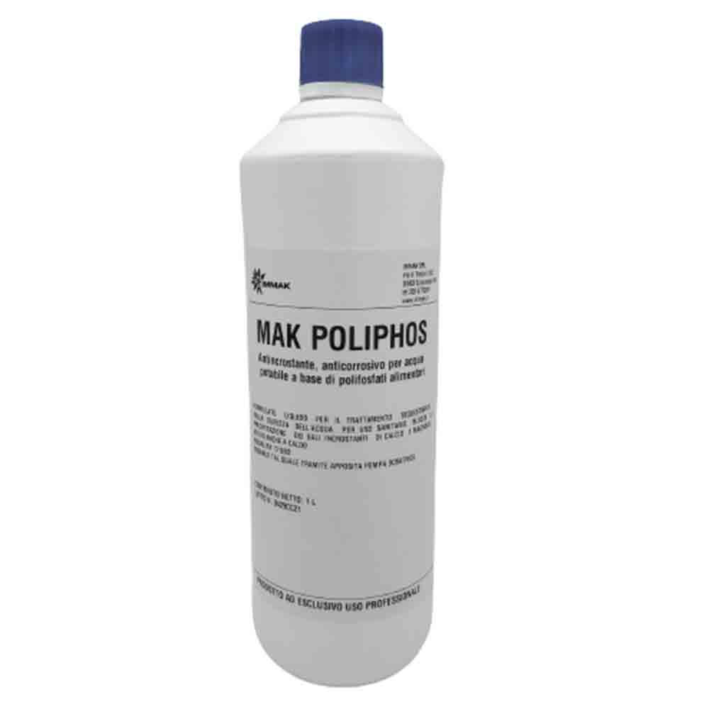 Anticalcare liquido polifosfato decalcificante MAK POLIPHOS lt.1 per acqua potabile