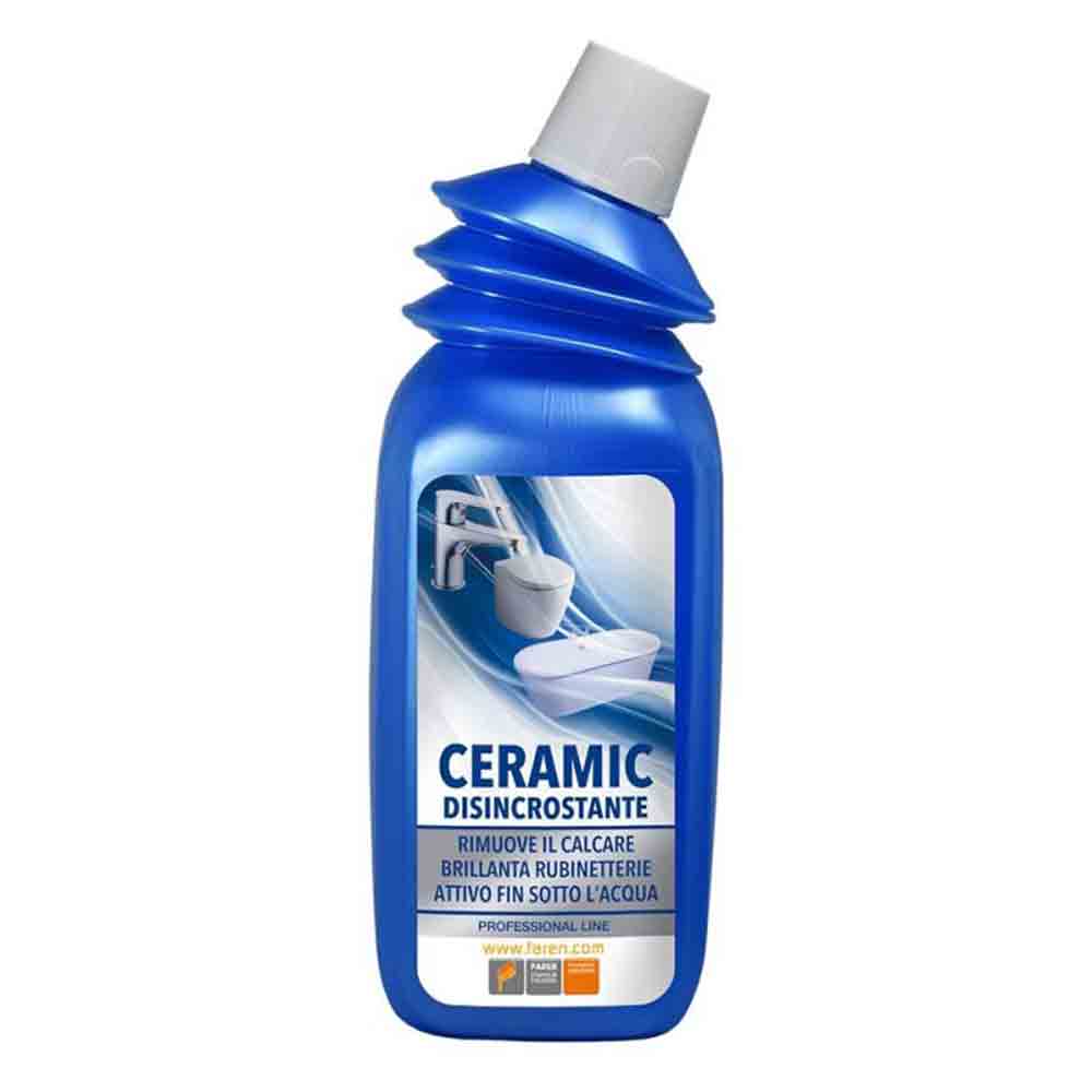 Pulitore disincrostante gel per ceramica e rubinetterie CERAMIC ml.750 FAREN