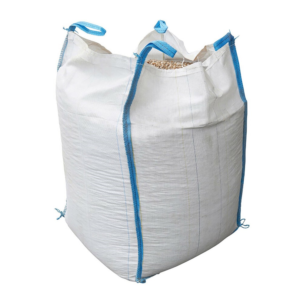 Saccone big bag fondo chiuso bocca aperta cm.90 x 90 120h per trasporto materiali edili e erbacce