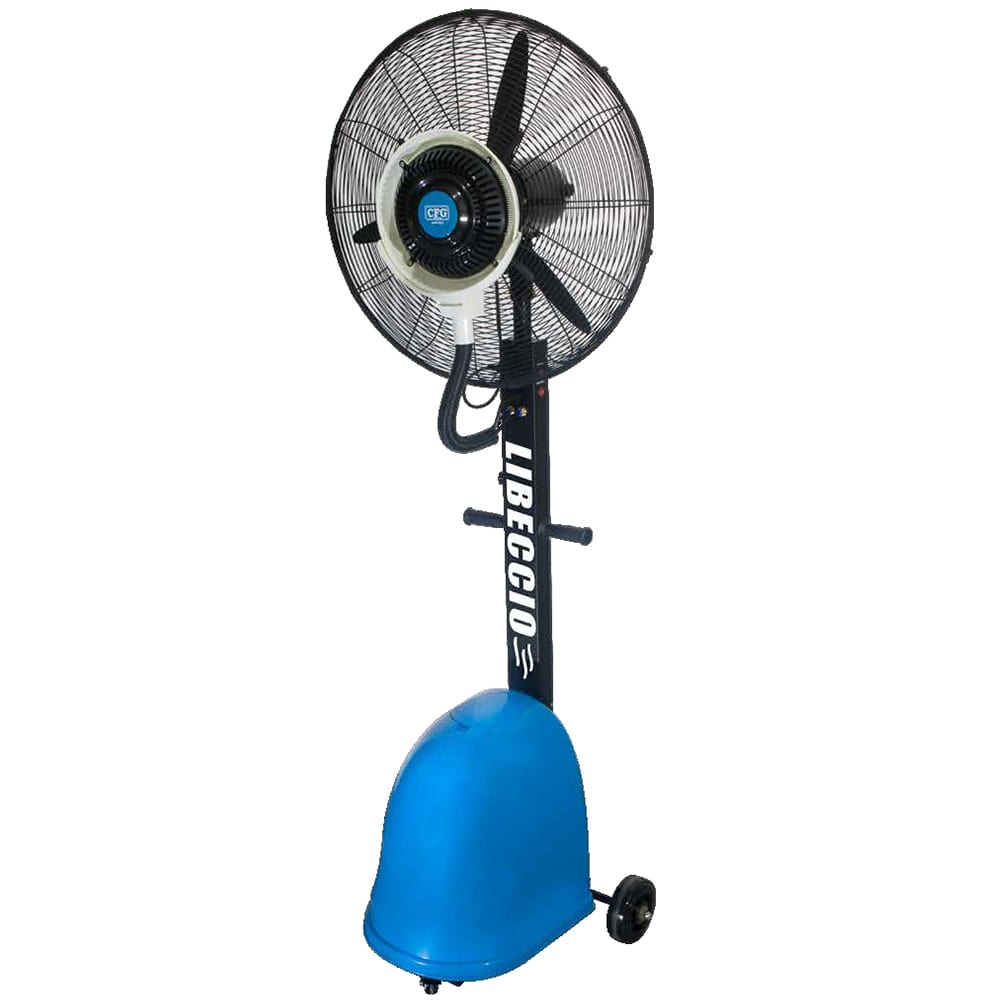 Ventilatore nebulizzatore professionale da esterno CFG LIBECCIO 49 raffrescatore 300W H.200 cm.