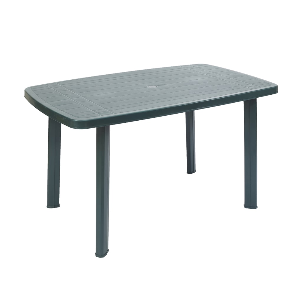 Tavolo in resina ovale FARO verde cm.137 x 85 x 72h