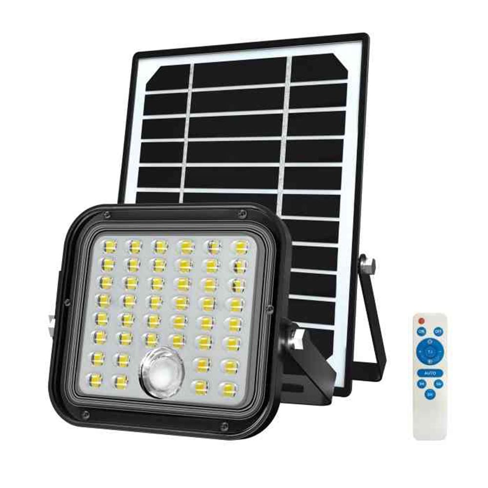 Faretto led da esterno con pannello solare faro proiettore CFG LUMINA PARK 1500 lumen 4000K con sensore di movimento