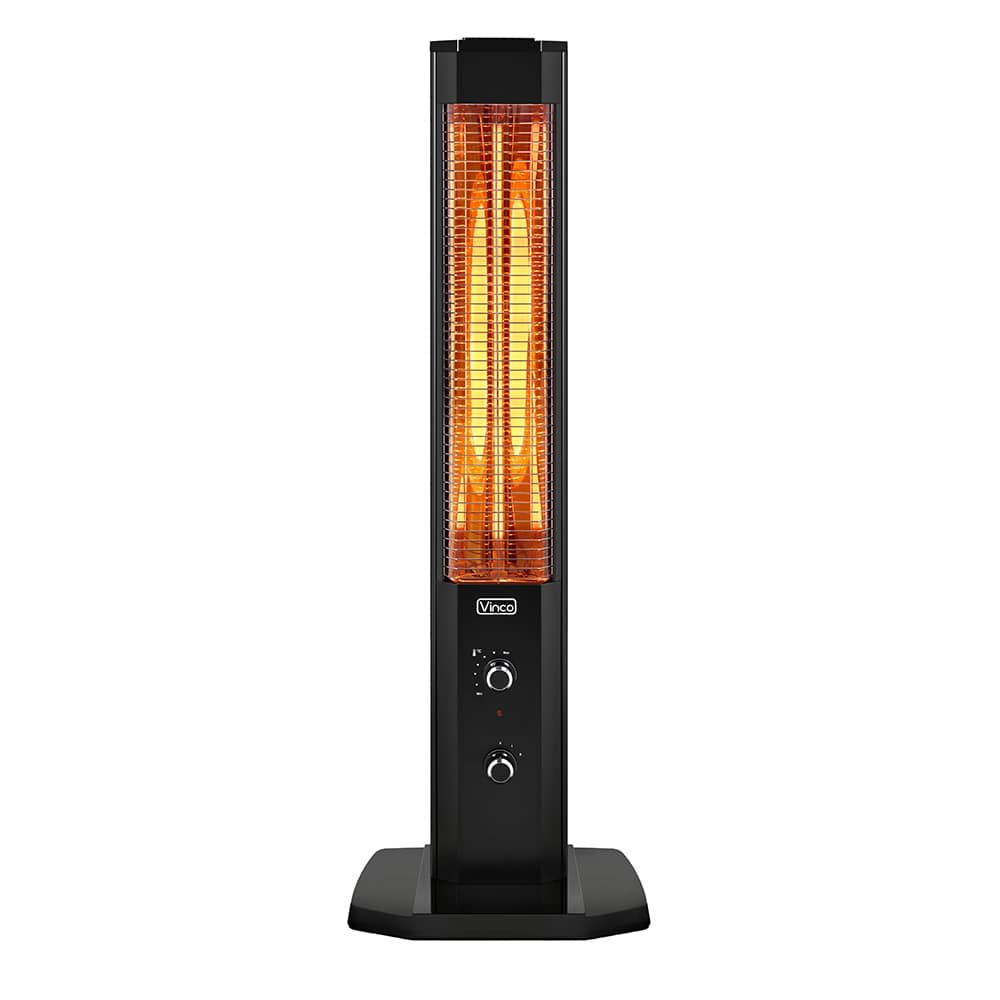 Stufa elettrica a torre ad alto rendimento calorico 600/1200W altezza cm.117 VINCO 70252